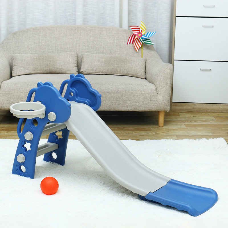 KingSo 2 IN 1 Kids Baby Toddler Slide Playing Kit Slide Children Long